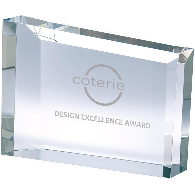Rectangular Frame Crystal Award