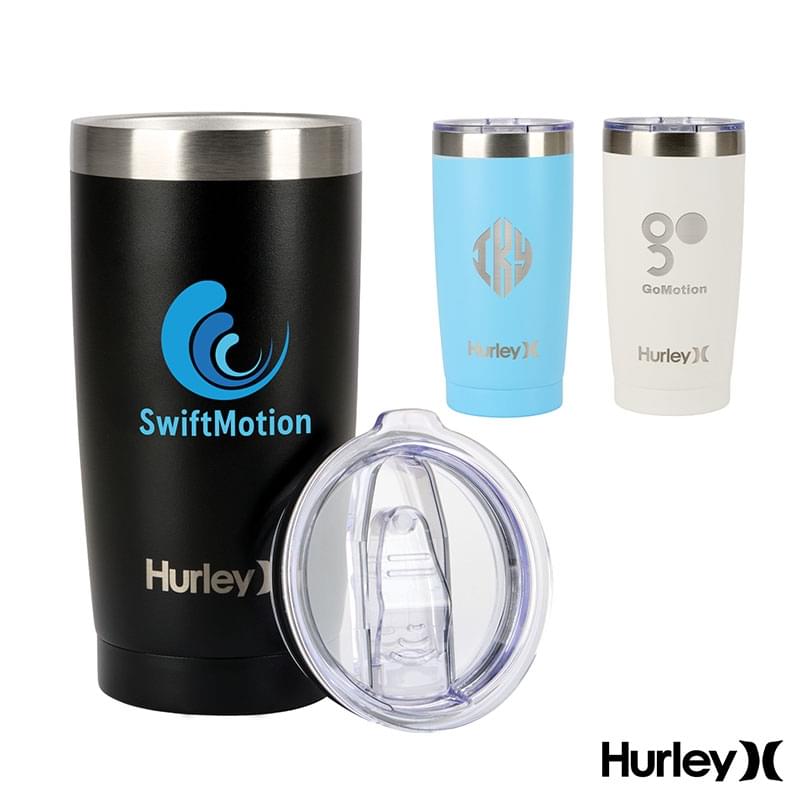 Hurley® 20 oz. Double Wall Stainless Steel Travel Tumbler