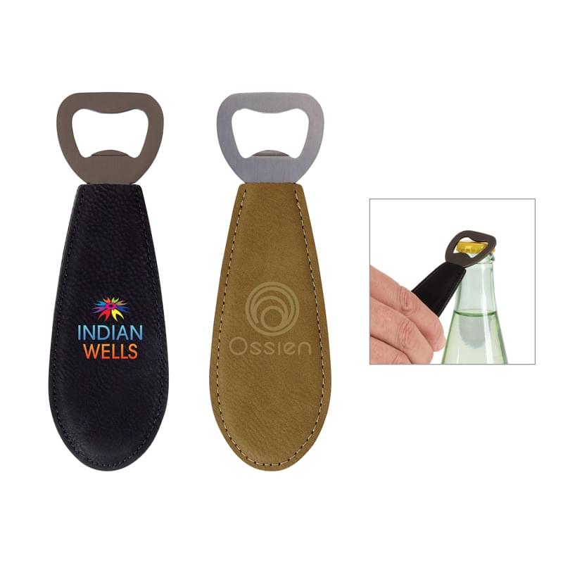 Wallace Leatherette Bottle Opener