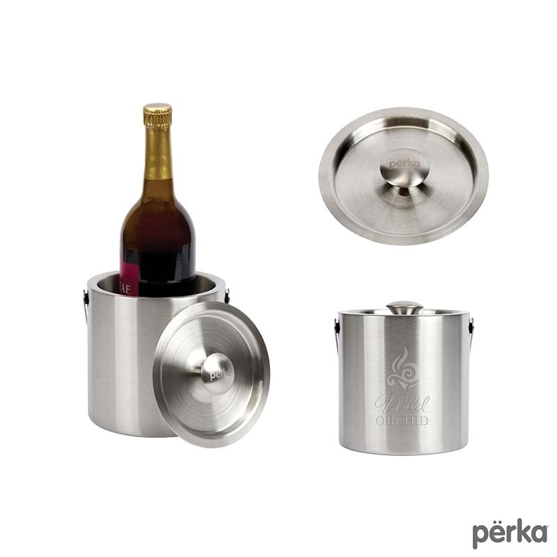 Perka® Quinton 1.3L Double Wall, Stainless Steel Ice Bucket