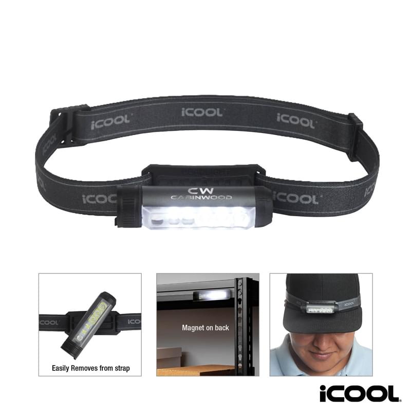 iCOOL® Templeton Rechargeable LED Headlamp