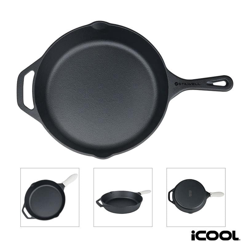 iCOOL® Anchorage 10" Cast Iron Skillet / Frying Pan