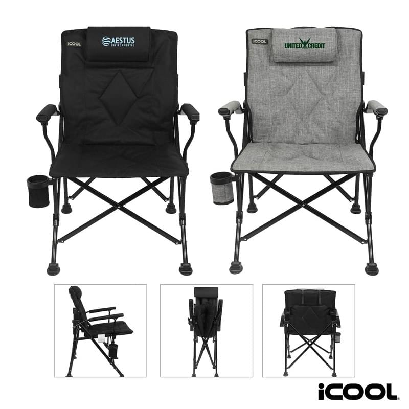 iCOOL® Twin Peaks Portable Camping Chair