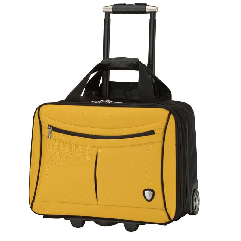 Yellow and Black Trolley Case