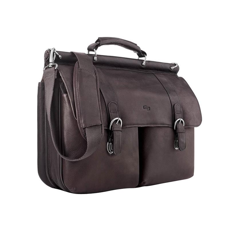 Solo Executive Leather Briefcase