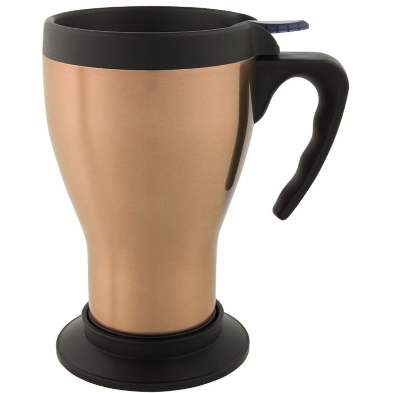 14 oz. Steel Mug with Handle & Base 14 oz. Steel Mug with Handle & Base