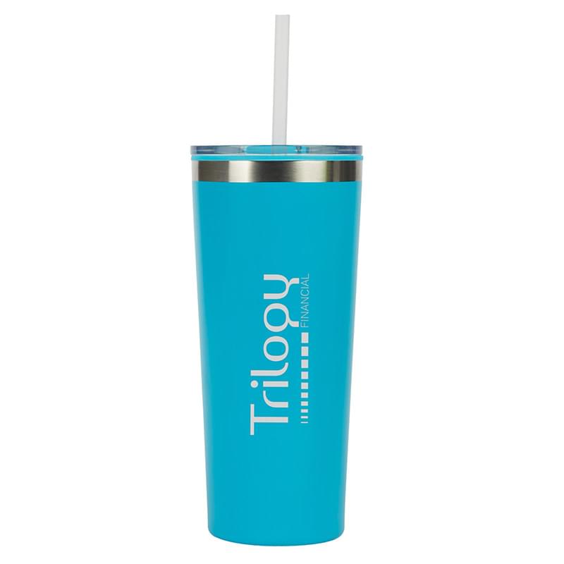 Bergen 24 oz. Steel/100% Recycled PP Liner Travel Tumbler