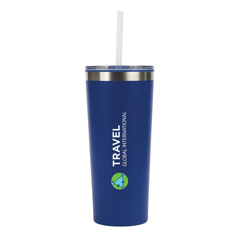 Bergen 24 oz. Steel/100% Recycled PP Liner Travel Tumbler