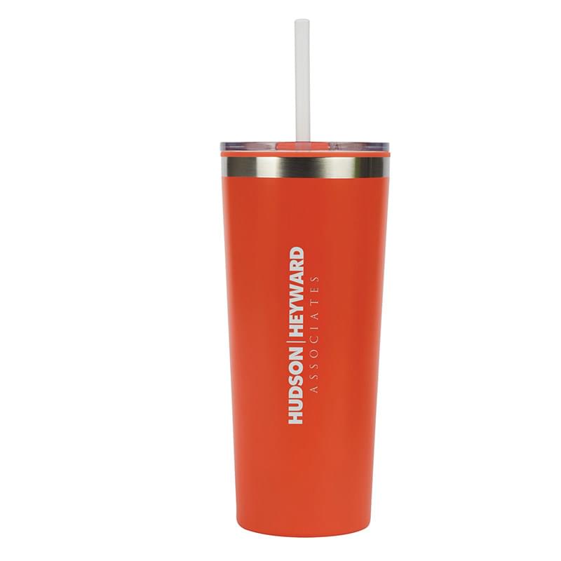 Bergen 24 oz. Steel/100% Recycled PP Liner Travel Tumbler