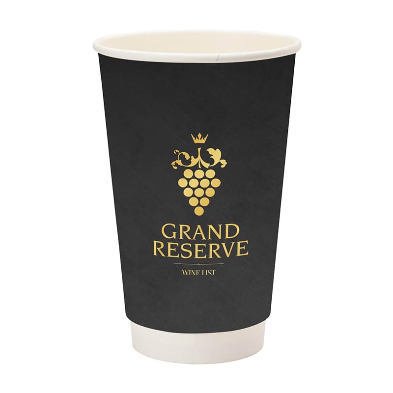 Përka® 16oz Double Wall Paper Coffee Cup