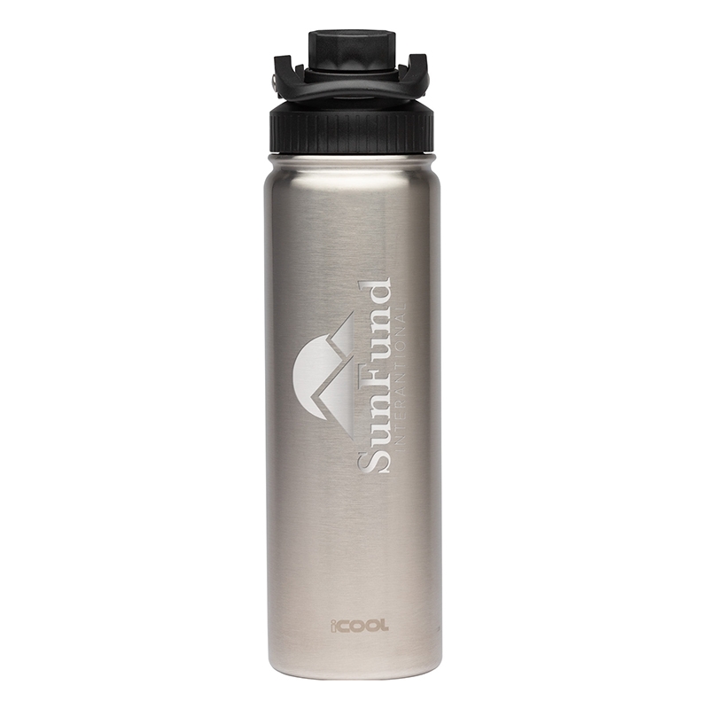iCOOL® Durango 24 oz. Double Wall, Stainless Steel Water Bottle
