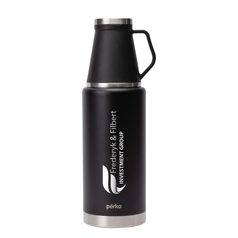 Perka&reg; Rover 51 oz. Double Wall, Stainless Steel Growler w/ Cup