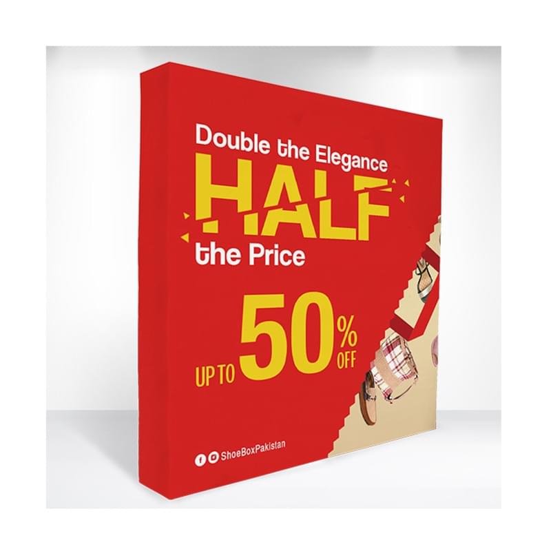 DisplaySplash Pop-Up Fabric Display - 8' W x 7.5' H