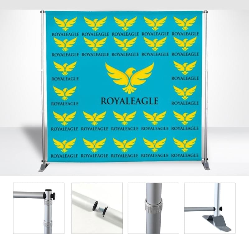 DisplaySplash Fabric Backdrop - 93.6" W x 84" H