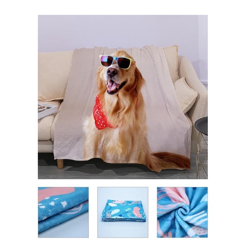 DisplaySplash 72" x 59" Custom Printed Flannel Blanket