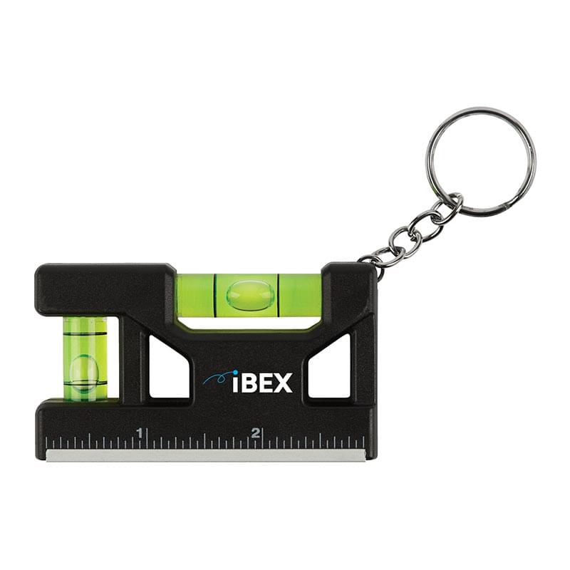 Hank 3" Level / Ruler Keyring