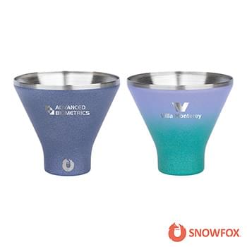 Snowfox® 8 oz. Shimmer Finish Vacuum Insulated  Martini Cup