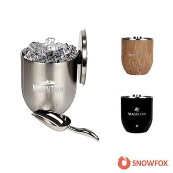 Snowfox® 3L Double Wall Stainless Steel, Vacuum Insulated Ice Bucket