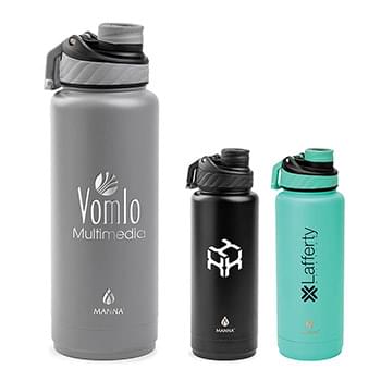 Manna&trade; Convoy 40 oz. Double Wall Steel Bottle