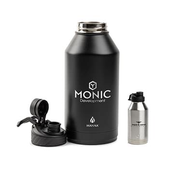 Manna&trade; Convoy 64 oz. Double Wall Steel Bottle