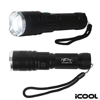 iCOOL® Telluride Rechargeable 480-Lumen Aluminum Tactical Flashlight