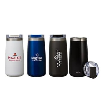 Perka&reg; Erie 16 oz. Double Wall Stainless Steel Tumbler