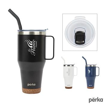 Perka® Hartford 40 oz. Double Wall, Stainless Steel Travel Mug