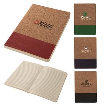 Boardwalk Two-Tone Cork Junior Notebook