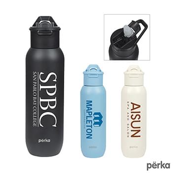 Perka® Bryton 20 oz. Double Wall Stainless Steel Water Bottle