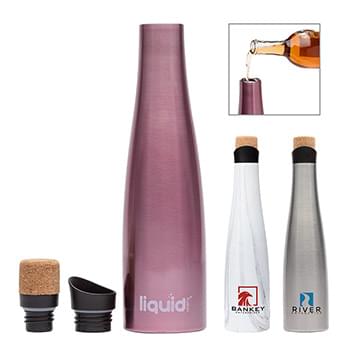 Liquid Fusion&reg; 25 oz. Vacuum Insulated Steel Wine Carafe / Bottle