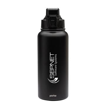 Perka® Rex 32 oz. Double Wall, Stainless Steel Water Bottle