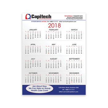 PaperSplash&trade; 8 3/8" x 11" Wall Calendar