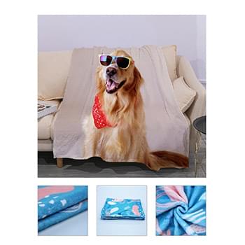 DisplaySplash 72" x 59" Custom Printed Flannel Blanket