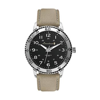 46MM, SILVER METAL CASE, 3-HAND MVT